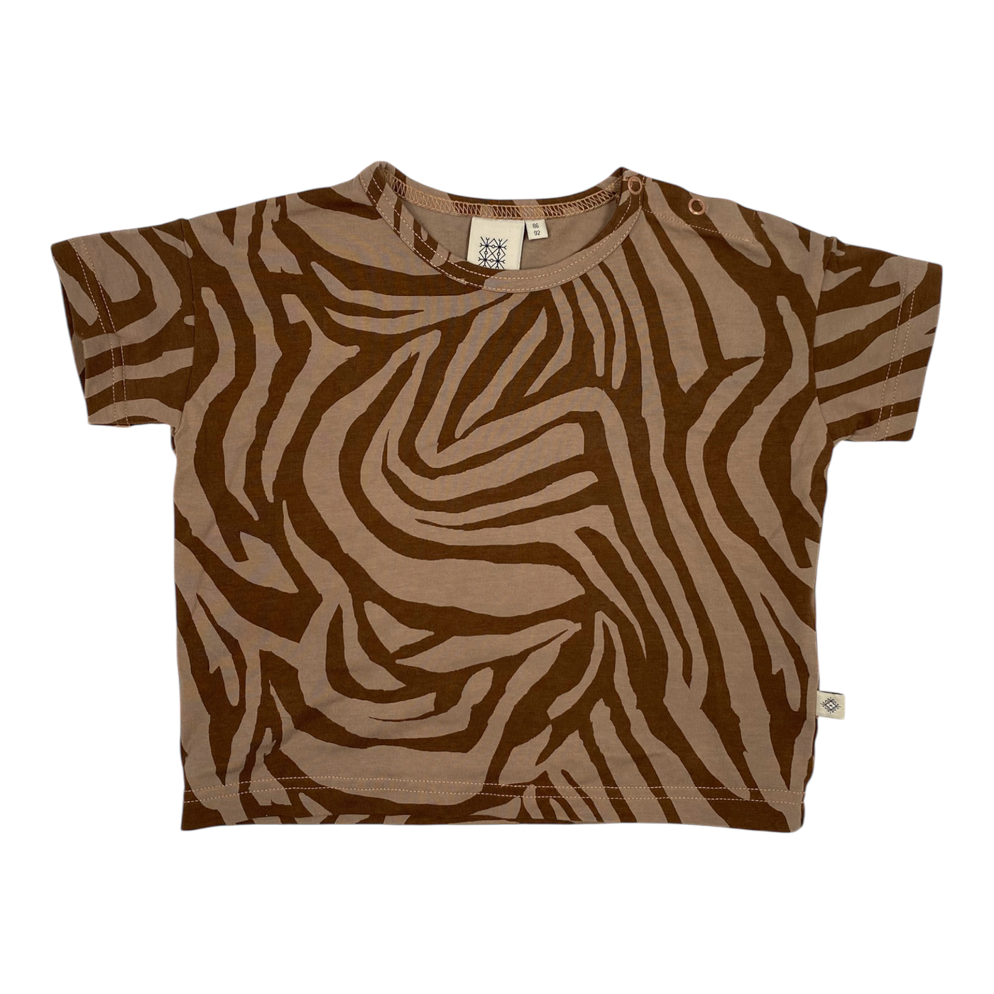 Kaiko t-shirt, zebra | 86/92cm