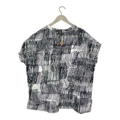 Papu linen shirt, sound waves | woman S