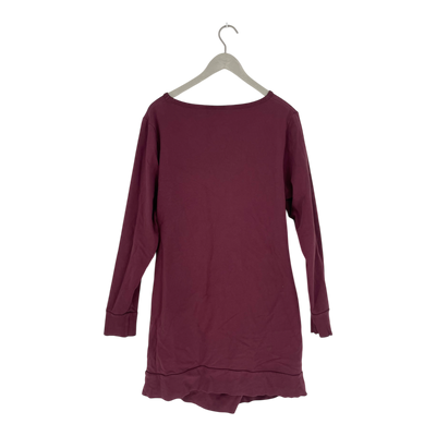 Blaa nursing tunic, burgundy | woman XL