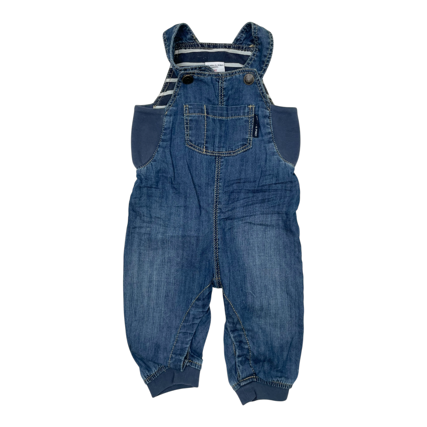 Polarn O. Pyret denim overall, blue | 62cm