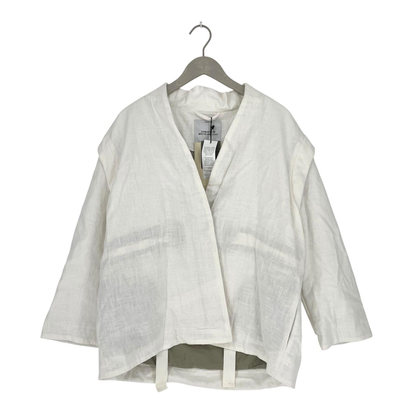Embassy of Bricks and Logs ventura jacket, off-white | unisex S