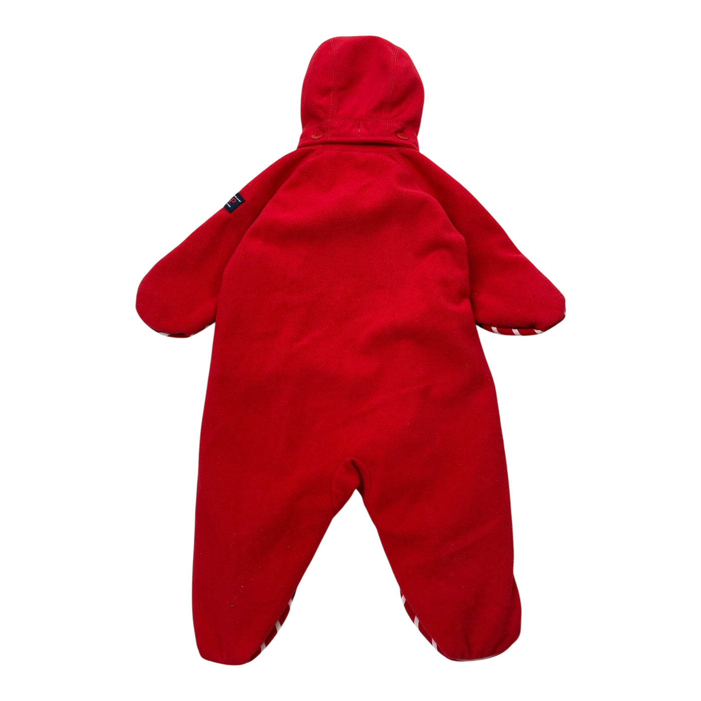 Polarn O. Pyret fleece softshell jumpsuit, red | 62cm