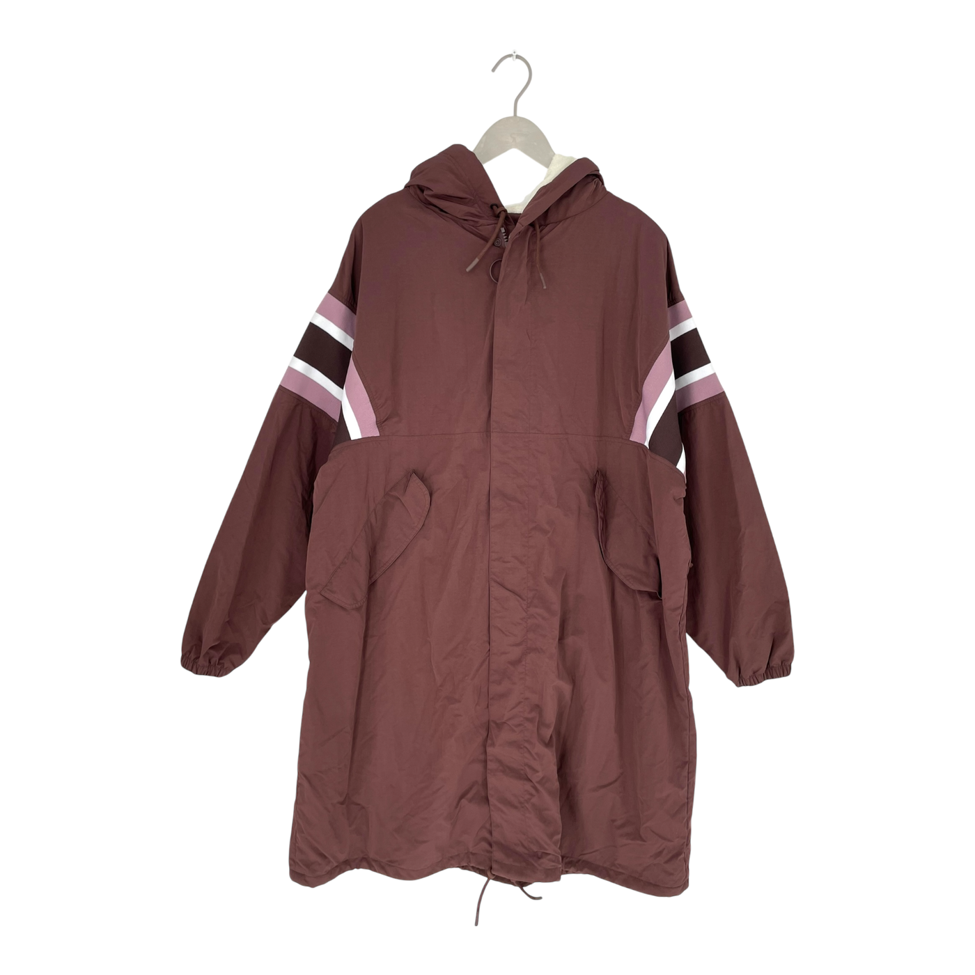 Embassy of Bricks and Logs covelo parka jacket, plum | unisex S
