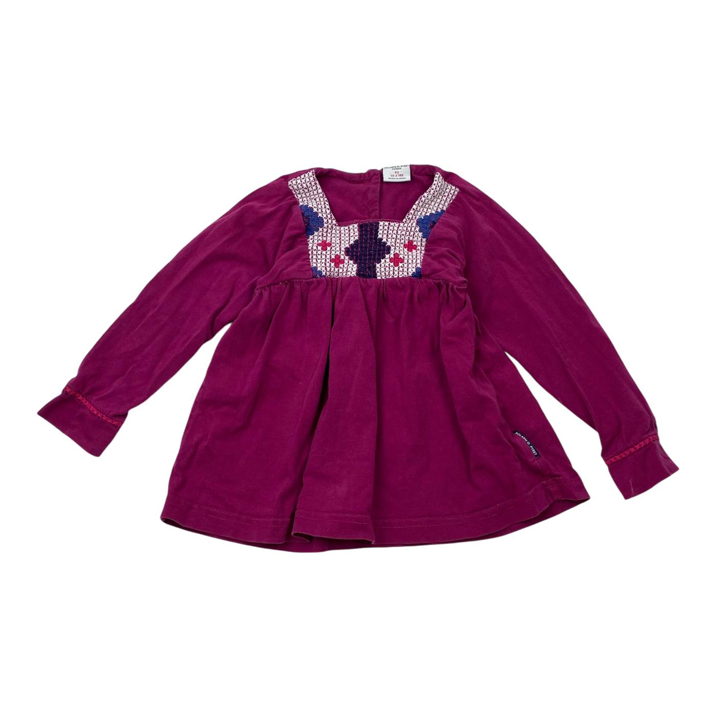 Polarn O. Pyret dress, fuchsia | 92cm