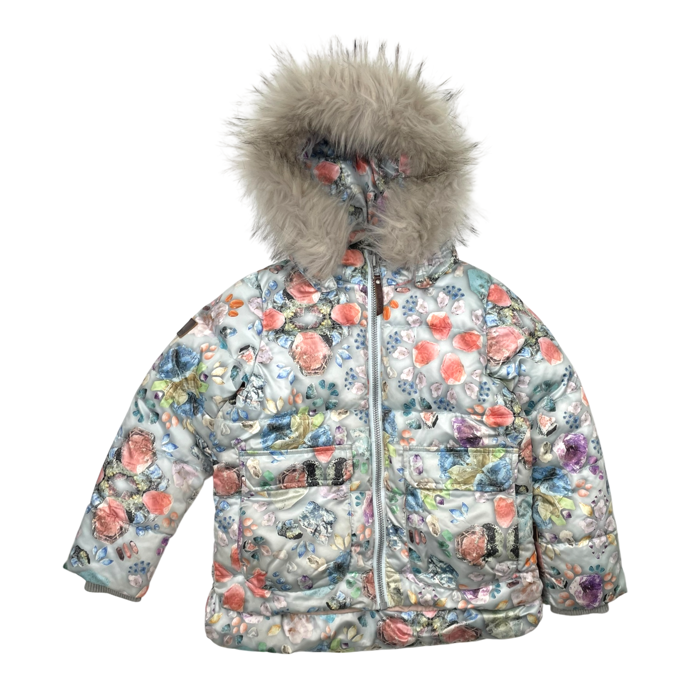 Molo hera winter jacket, crystals | 122cm