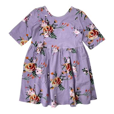 Kaiko dress, lavender bloom | 110/116cm