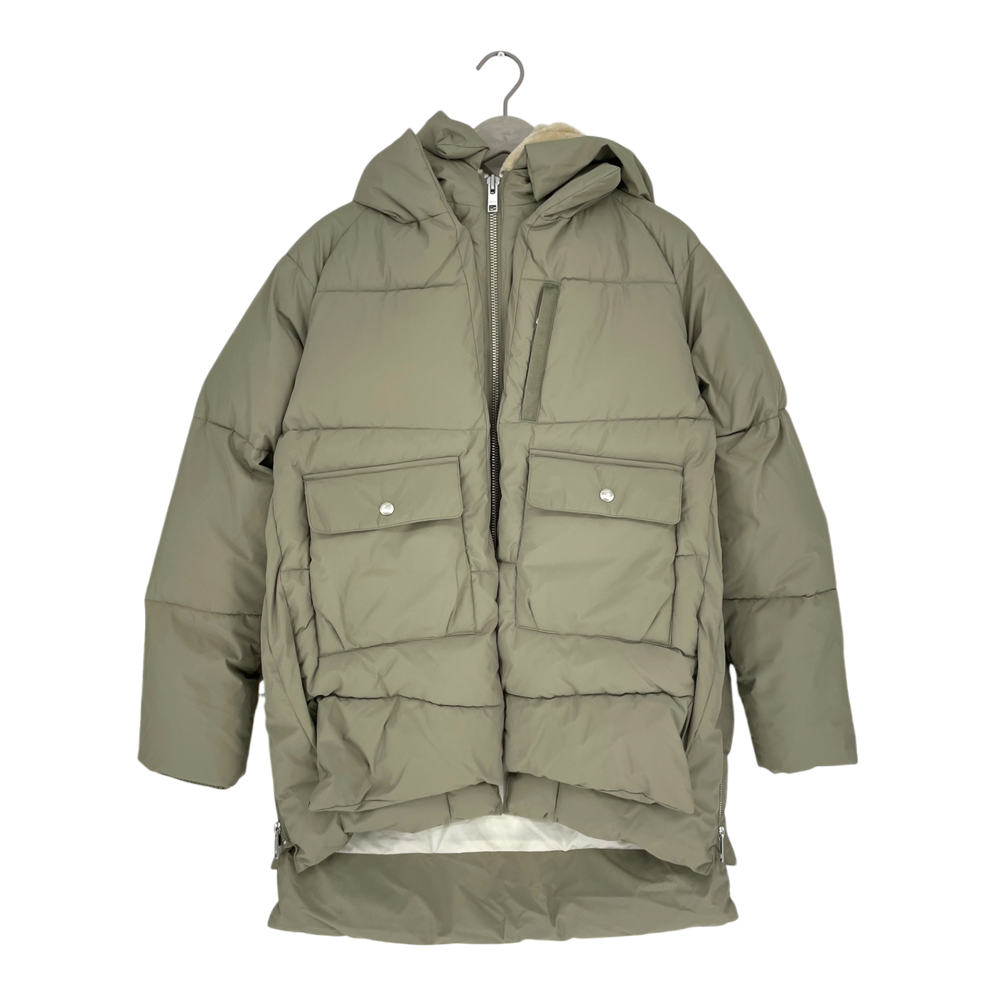 Embassy of Bricks and Logs Lyndon puffer jacket, pale olive | woman S