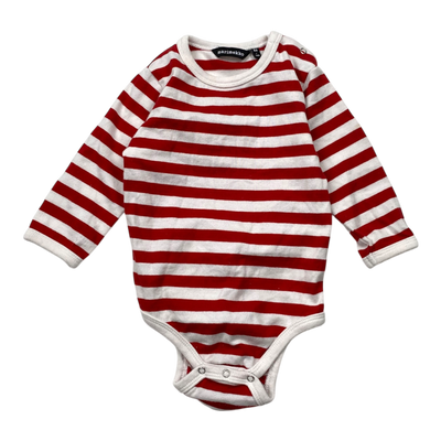 Marimekko stripe body, red & white | 62cm