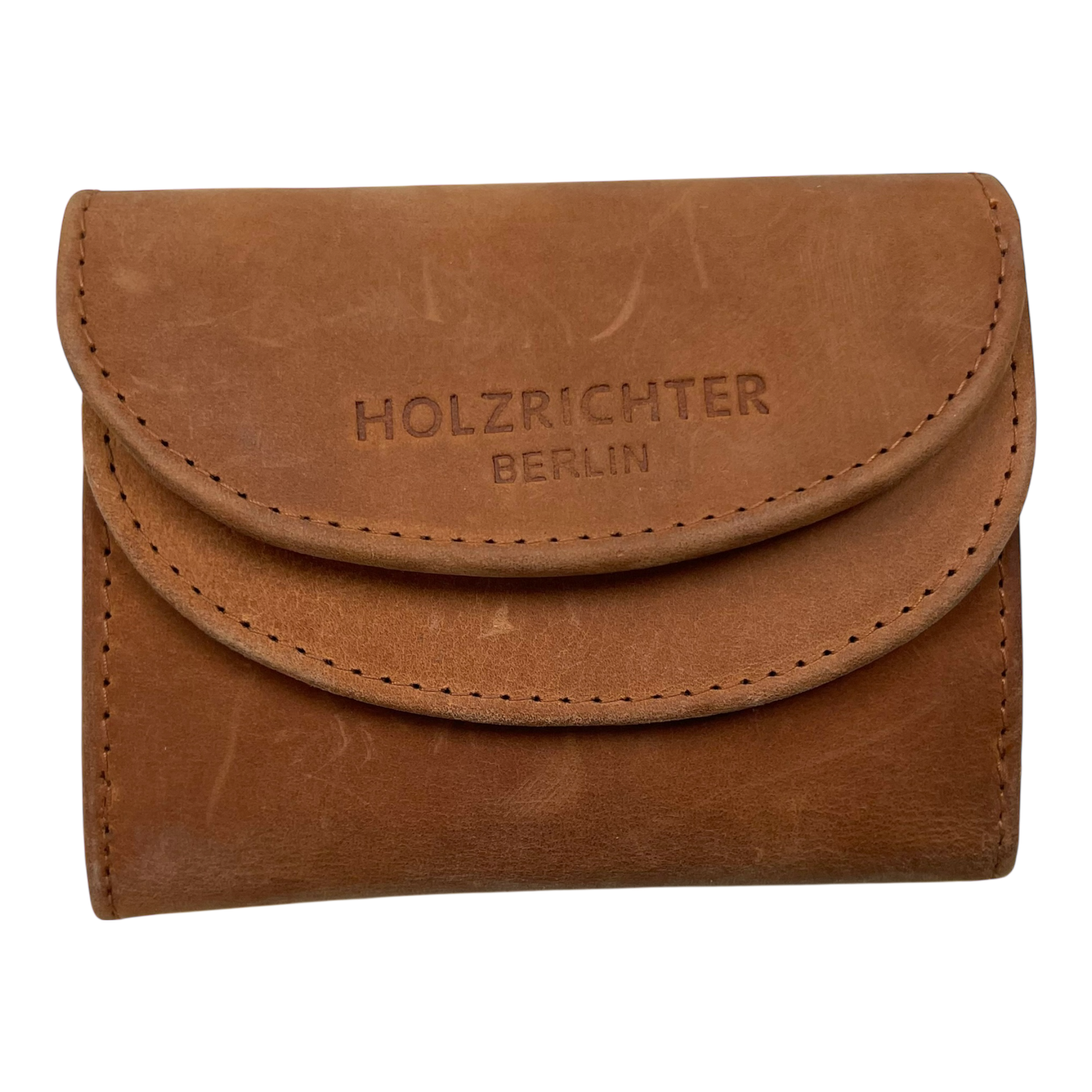 Holzrichter leather wallet, caramel