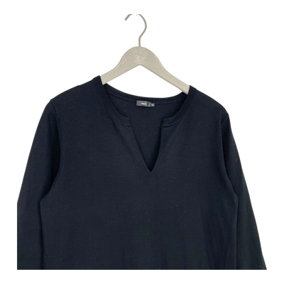 Filippa K merino tunic, black | woman XL