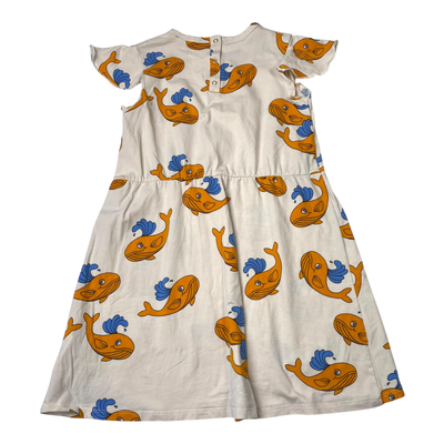 Mini Rodini dress, whale | 128/134cm