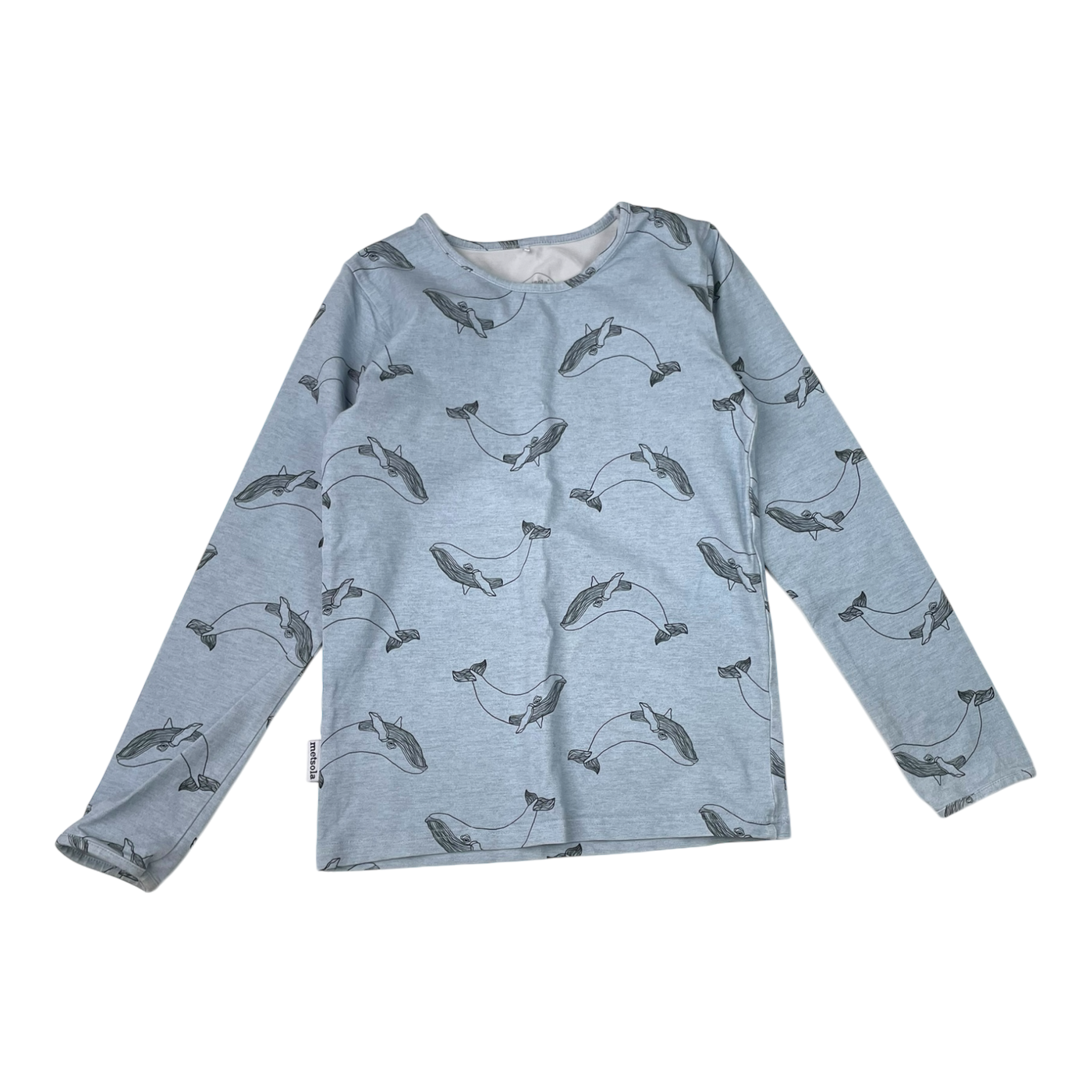 Metsola shirt, whales | 134cm