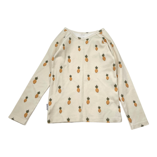 Metsola rib shirt, pineapple | 134cm