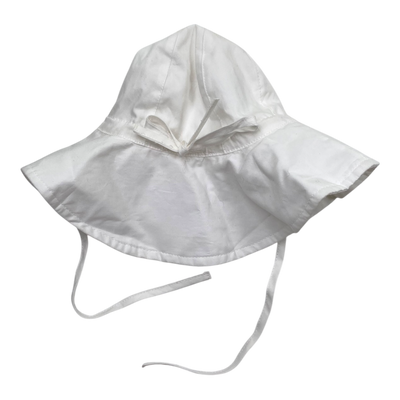 Polarn O. Pyret sun hat, white | 1-4m