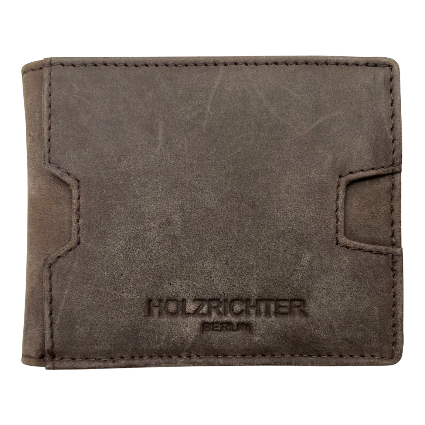 Holzrichter leather wallet, coffee brown