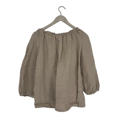 Ommellinen linen shirt, beige | woman M/L