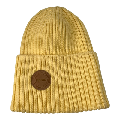 Reima cotton beanie, yellow | 1-3y