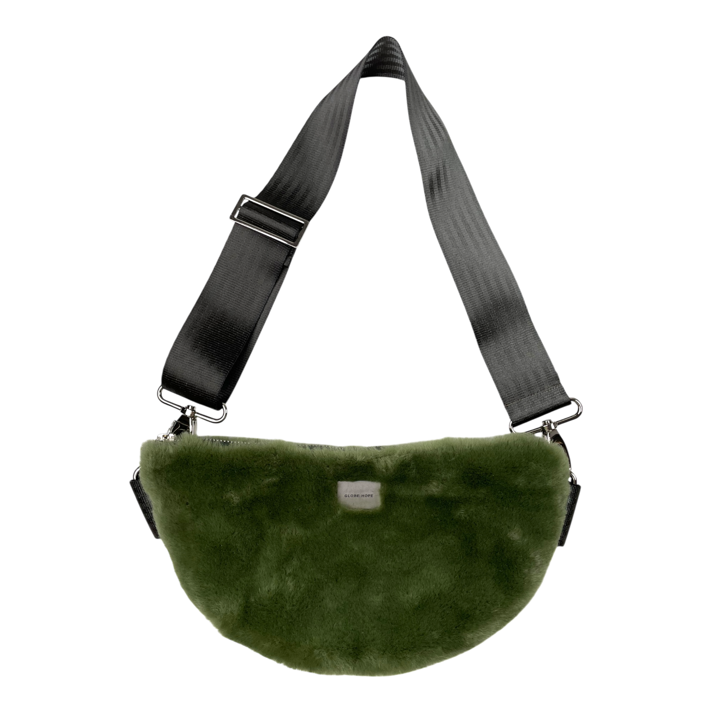 Globe Hope suopursu belt bag, green fake fur | onesize