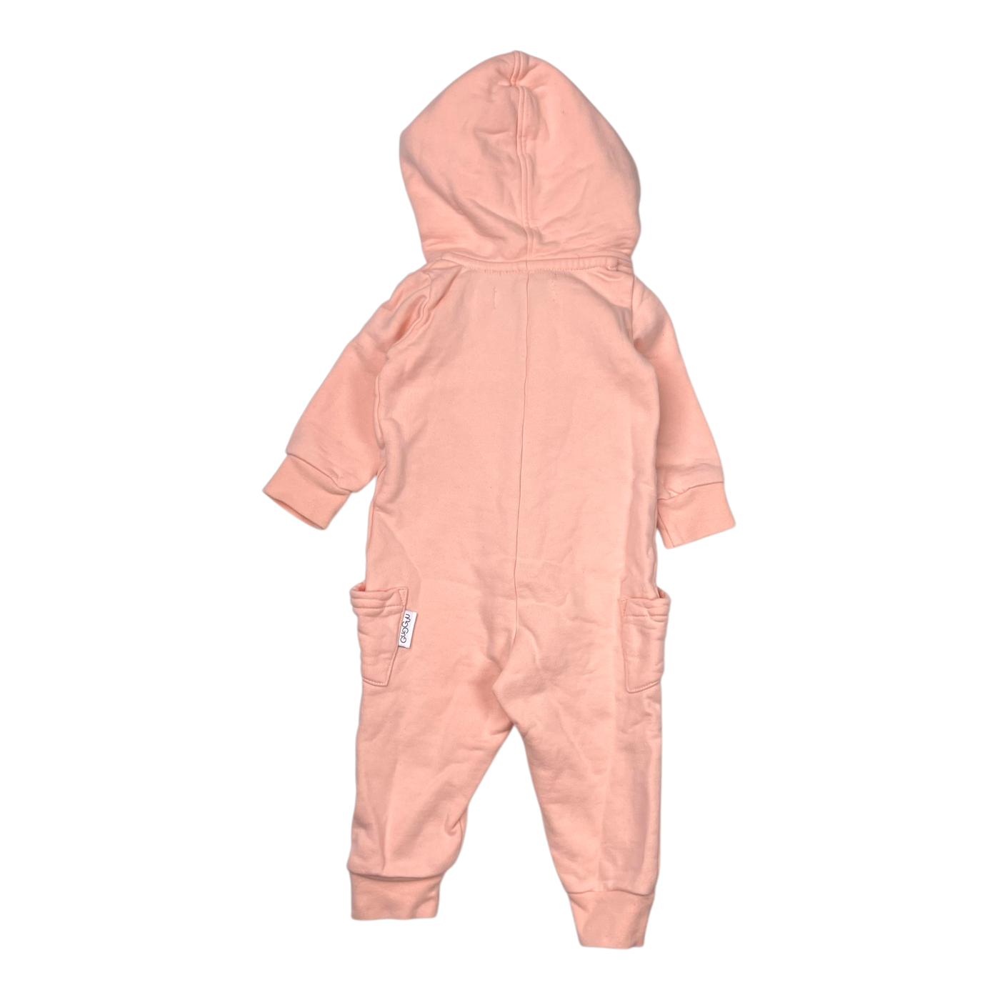 Gugguu sweat jumpsuit, pink | 74cm