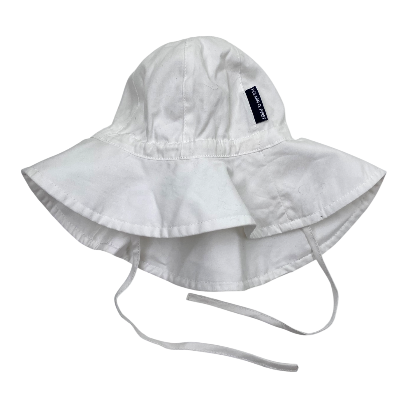 Polarn O. Pyret sun hat, white | 1-4m