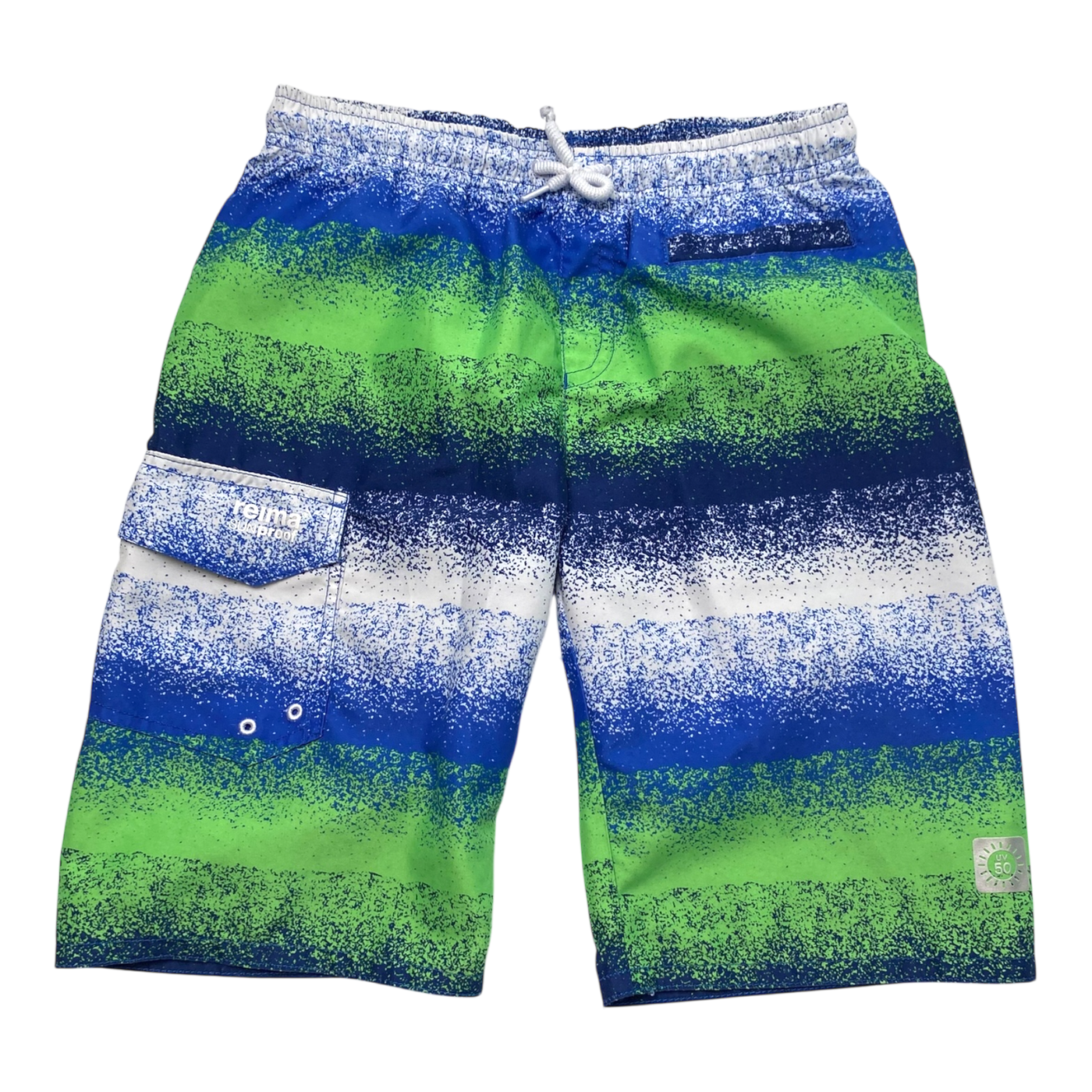 Reima sea beach shorts, abstract stripes | 134cm