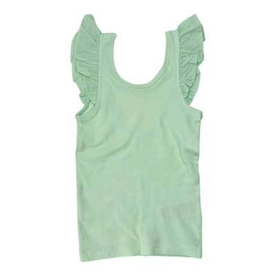 Molo frill tank top, green | 122/128cm