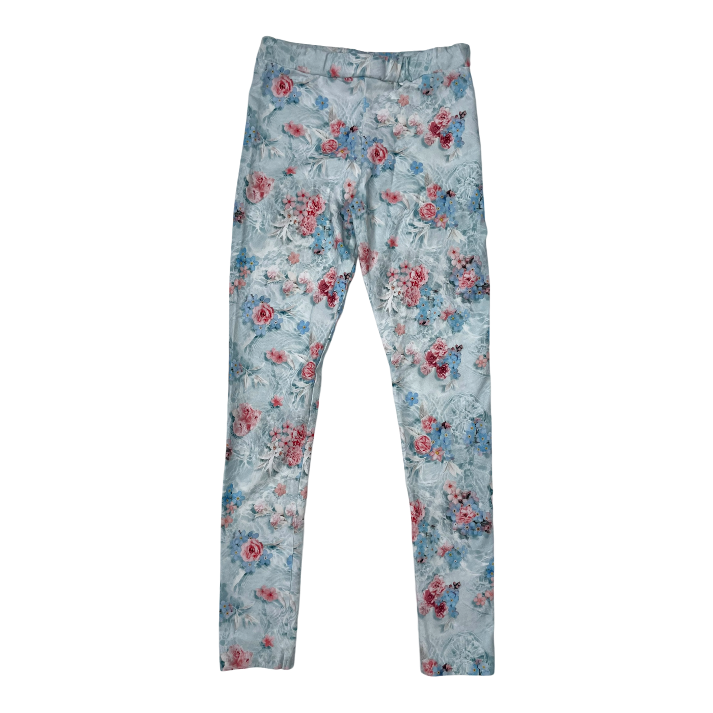 Gugguu leggings, light blue flower | 122cm