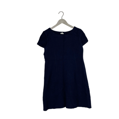 Hessnatur felted wool dress, navy blue | woman 40