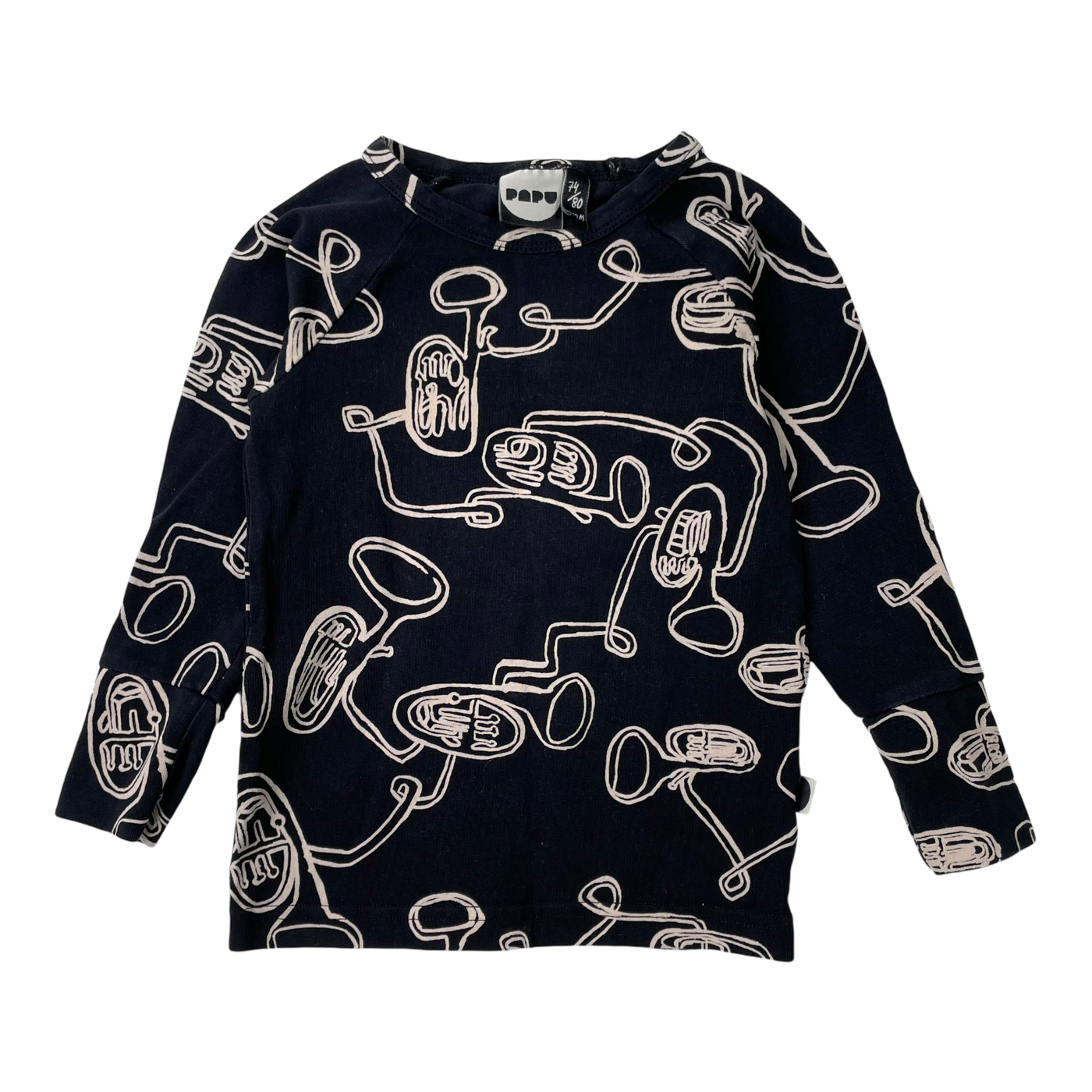 Papu shirt, trumpet | 74/80cm