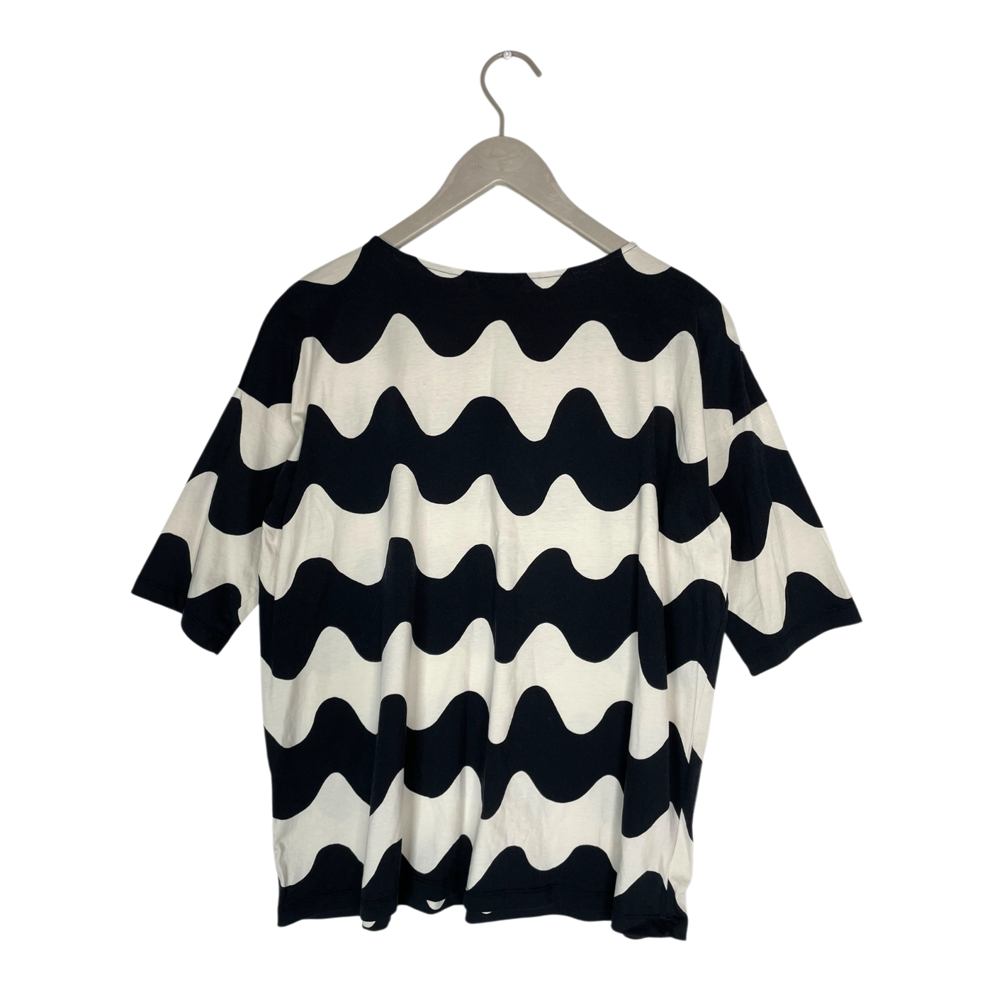 Marimekko orvokki pikkulokki shirt, black/white | woman XS