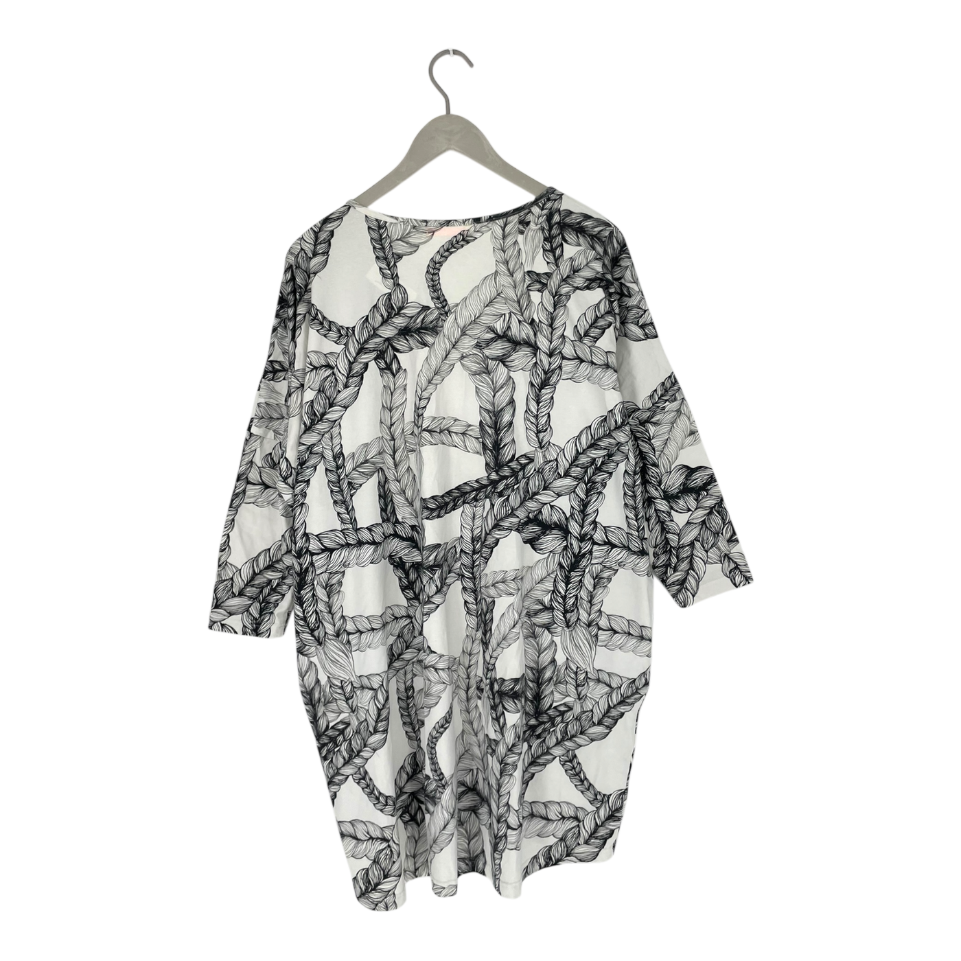 Vimma letti tricot dress, black / white | woman onesize