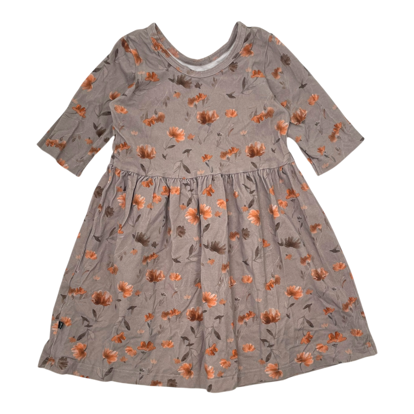 Kaiko dress, poppy field | 98/104cm