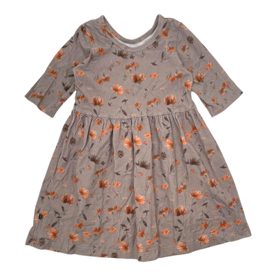 Kaiko dress, poppy field | 98/104cm