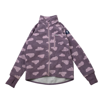 Polarn O. Pyret windfleece jacket, lavender | 128cm