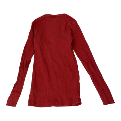 Blaa rib shirt, dark red | 98/104cm