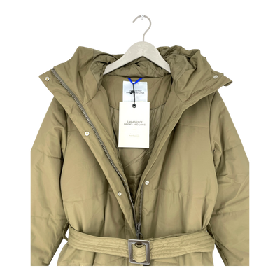 Embassy of Bricks and Logs asby parka jacket, green | unisex S