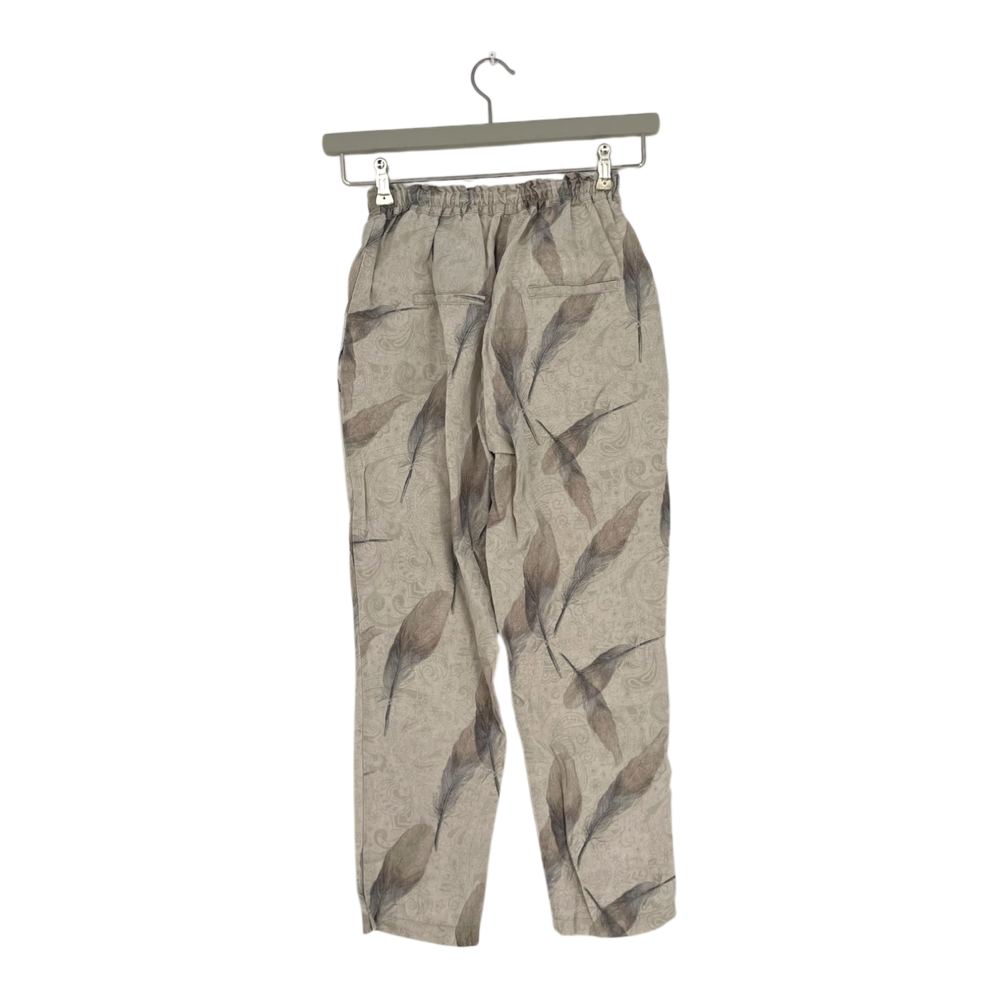 Bypias linen pants, feather⎟woman XS