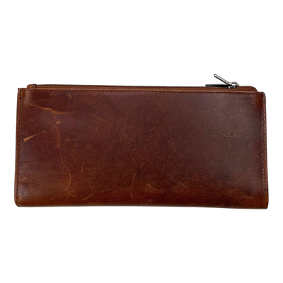 Holzrichter leather wallet, brown