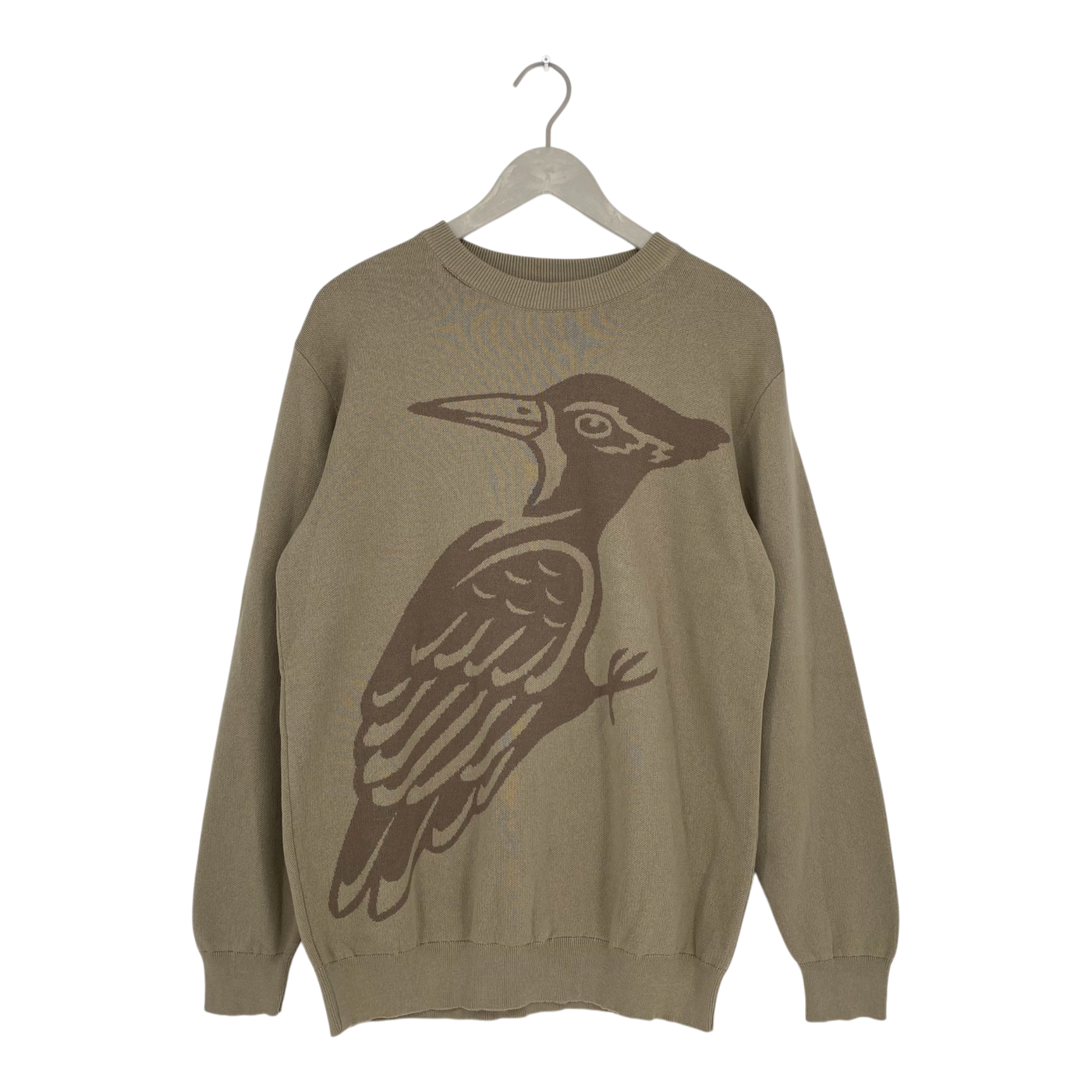 Makia martius knit sweater, bird | man M