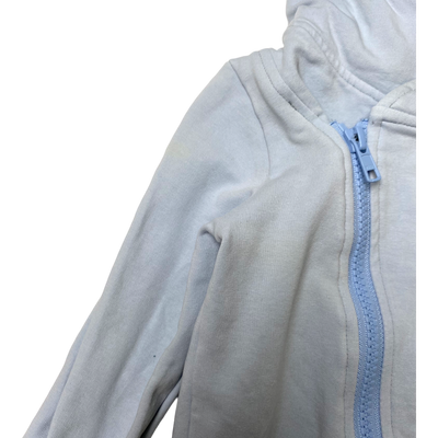 Gugguu zipper hoodie, sky blue | 92cm