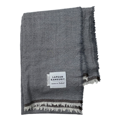 Lapuan Kankurit merino wool scarf, grey