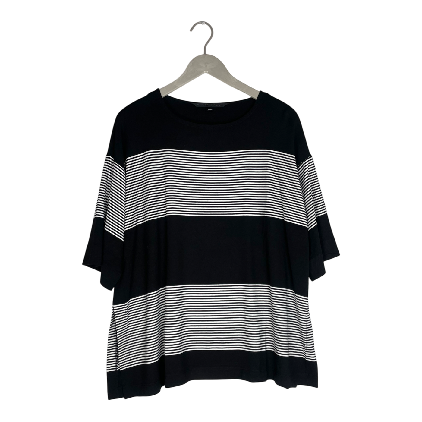 Falla tricot tunic, black & white | woman XS/S