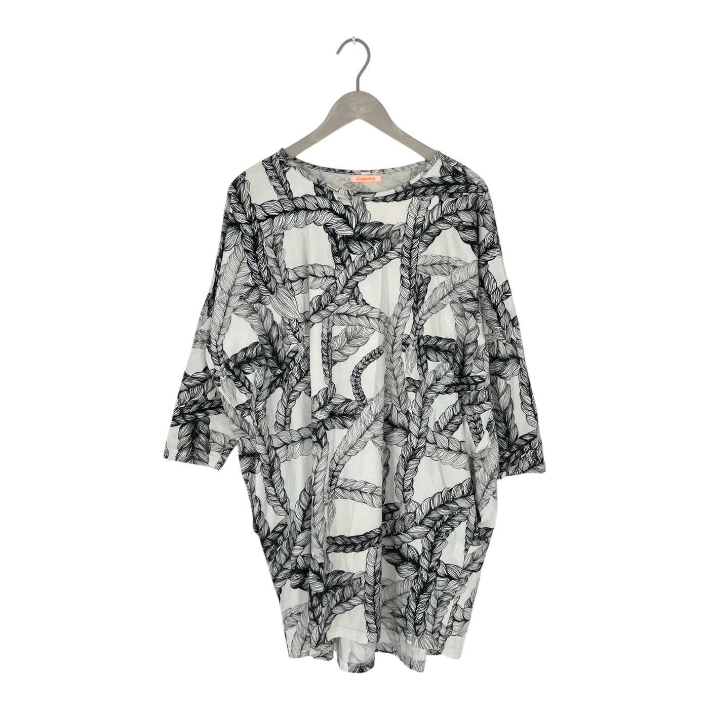 Vimma letti tricot dress, black / white | woman onesize