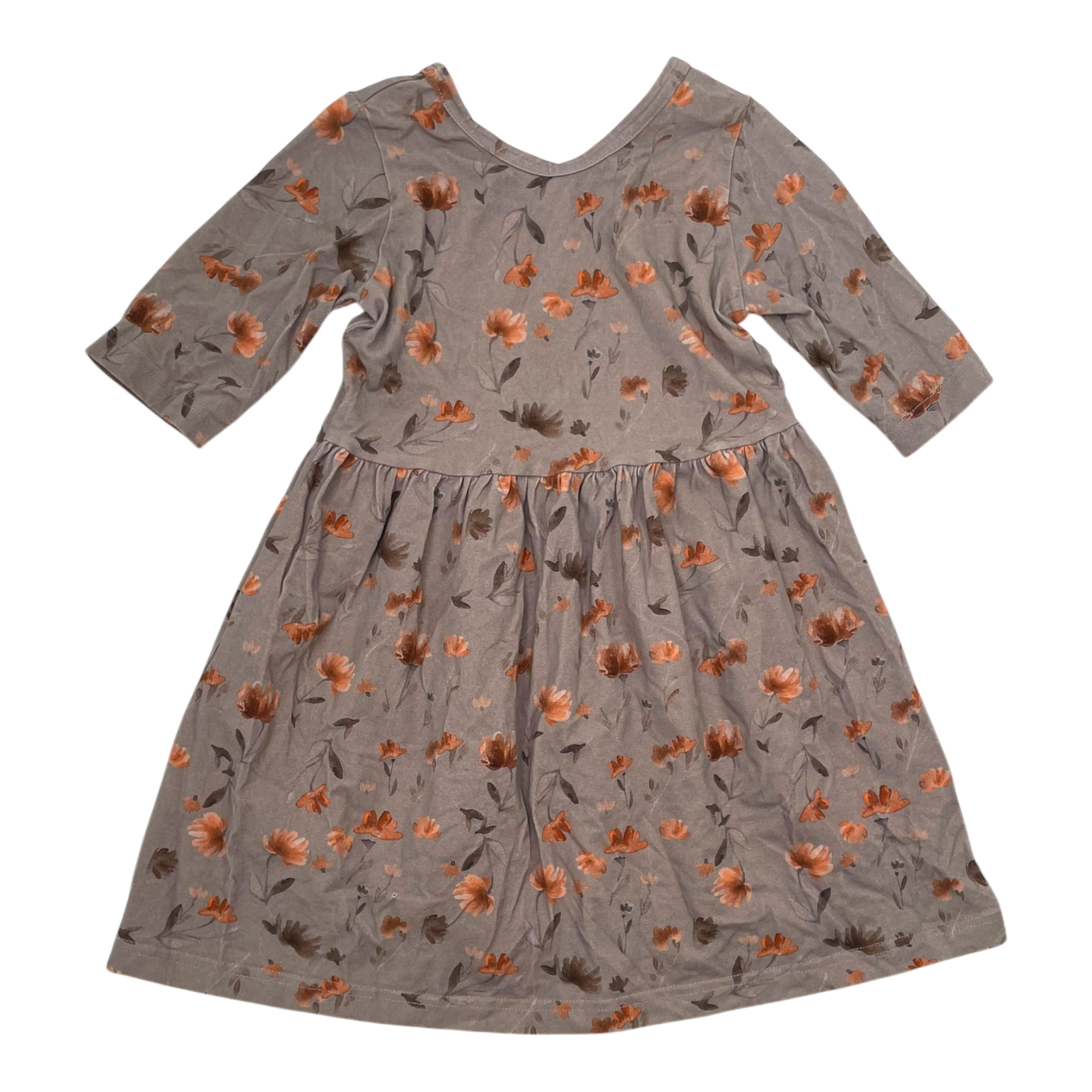 Kaiko dress, poppy field | 98/104cm