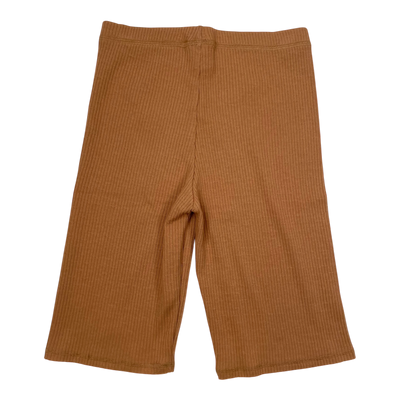 Mainio knitted biker shorts, caramel | 122/128cm