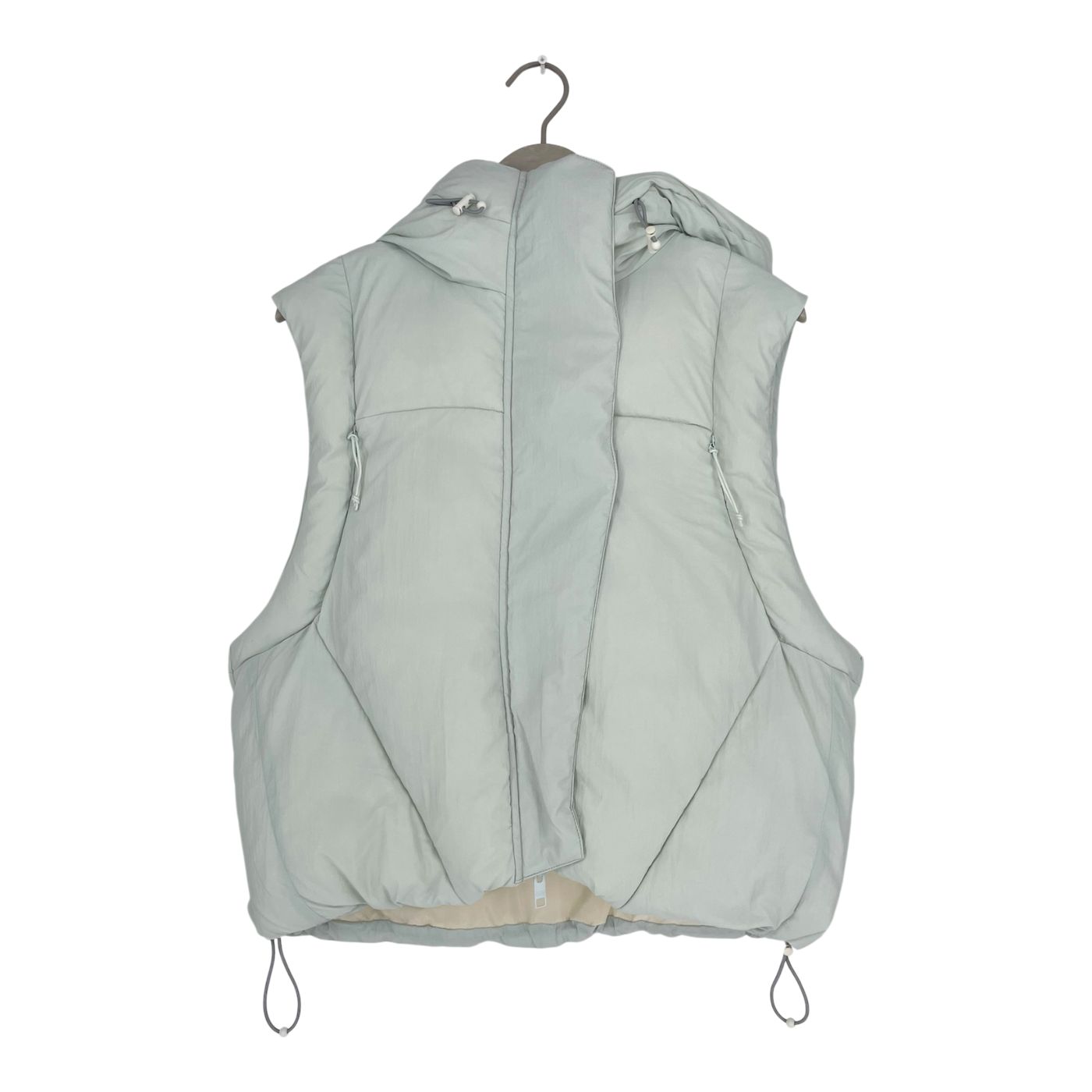 Embassy of Bricks and Logs andora puffer vest, ice blue | woman S