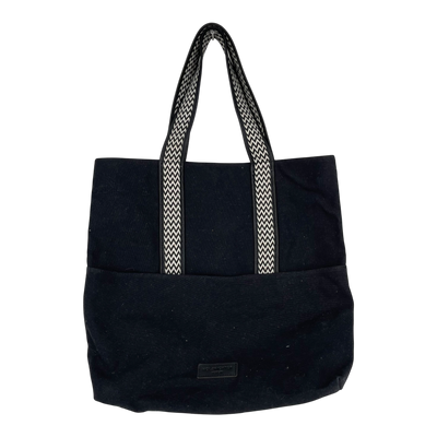 Holzrichter shopper tote bag, black