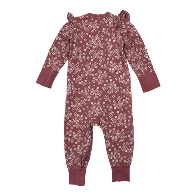 Polarn O. Pyret jumpsuit, flowers | 80cm