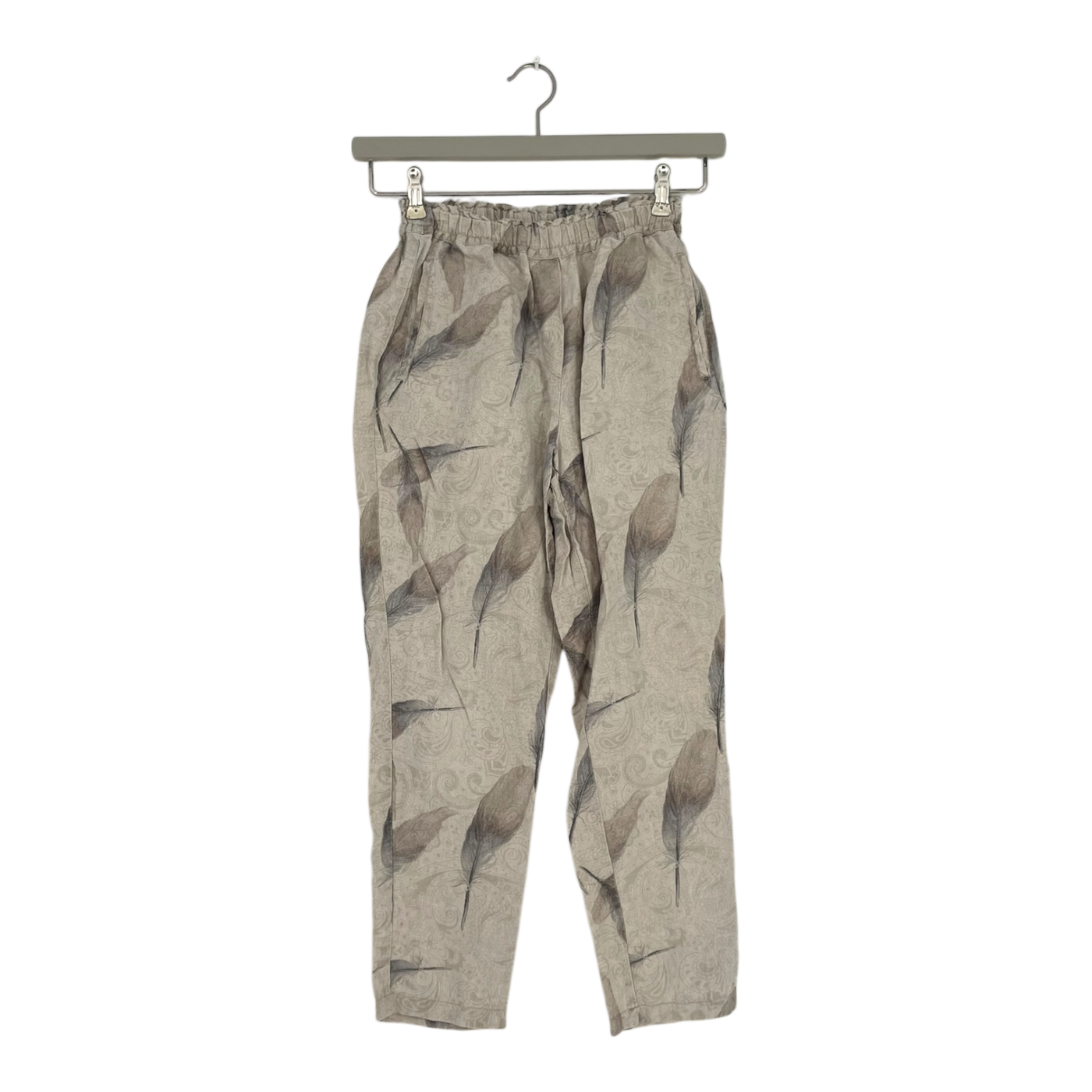 Bypias linen pants, feather⎟woman XS