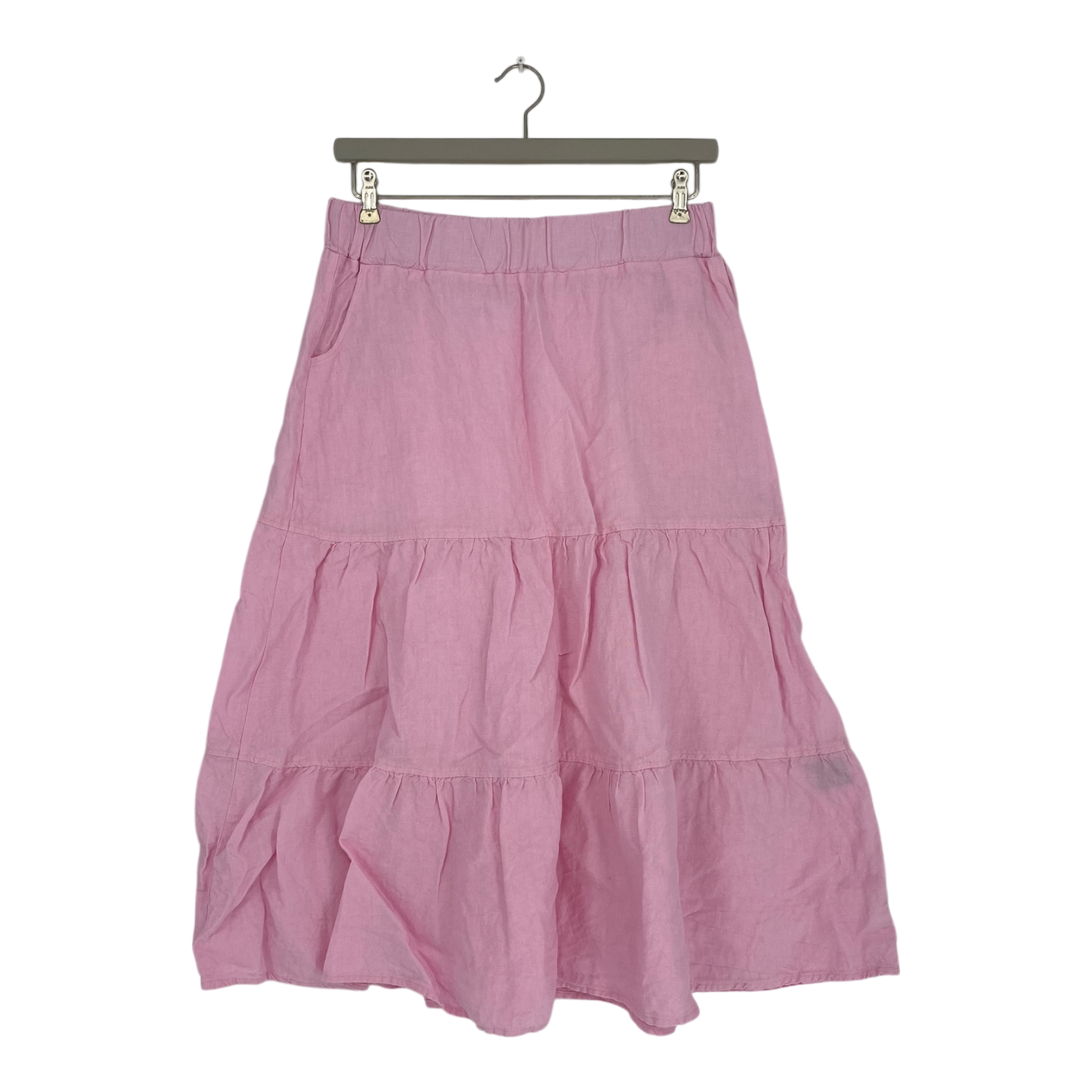 Ommellinen linen skirt, pink | woman L